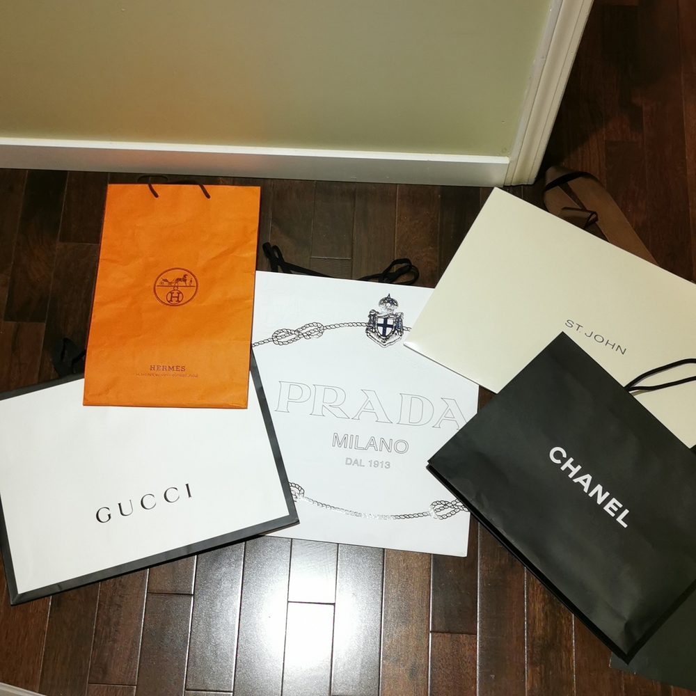 Luxury Paper Shopping Bags Set
